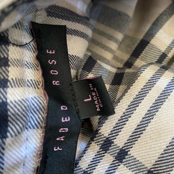 • FADED ROSE plaid tennis skirt size large GREAT CONDITION!! - Picture 6 of 7